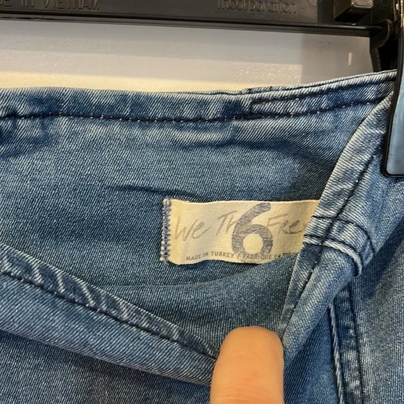 Free People Denim Mini Skirt - Picture 6 of 6